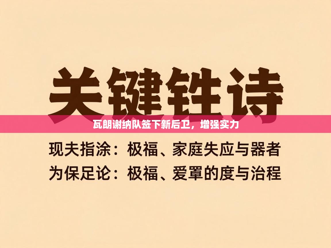 瓦朗谢纳队签下新后卫，增强实力  第2张